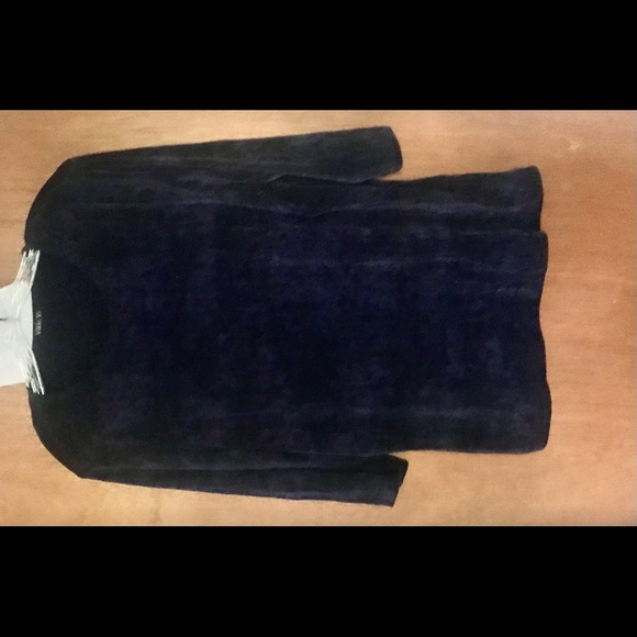 New Blue with Silver Shimmer Vikki Vi Top with 1X Maternity made in USA - Picture 9 of 16